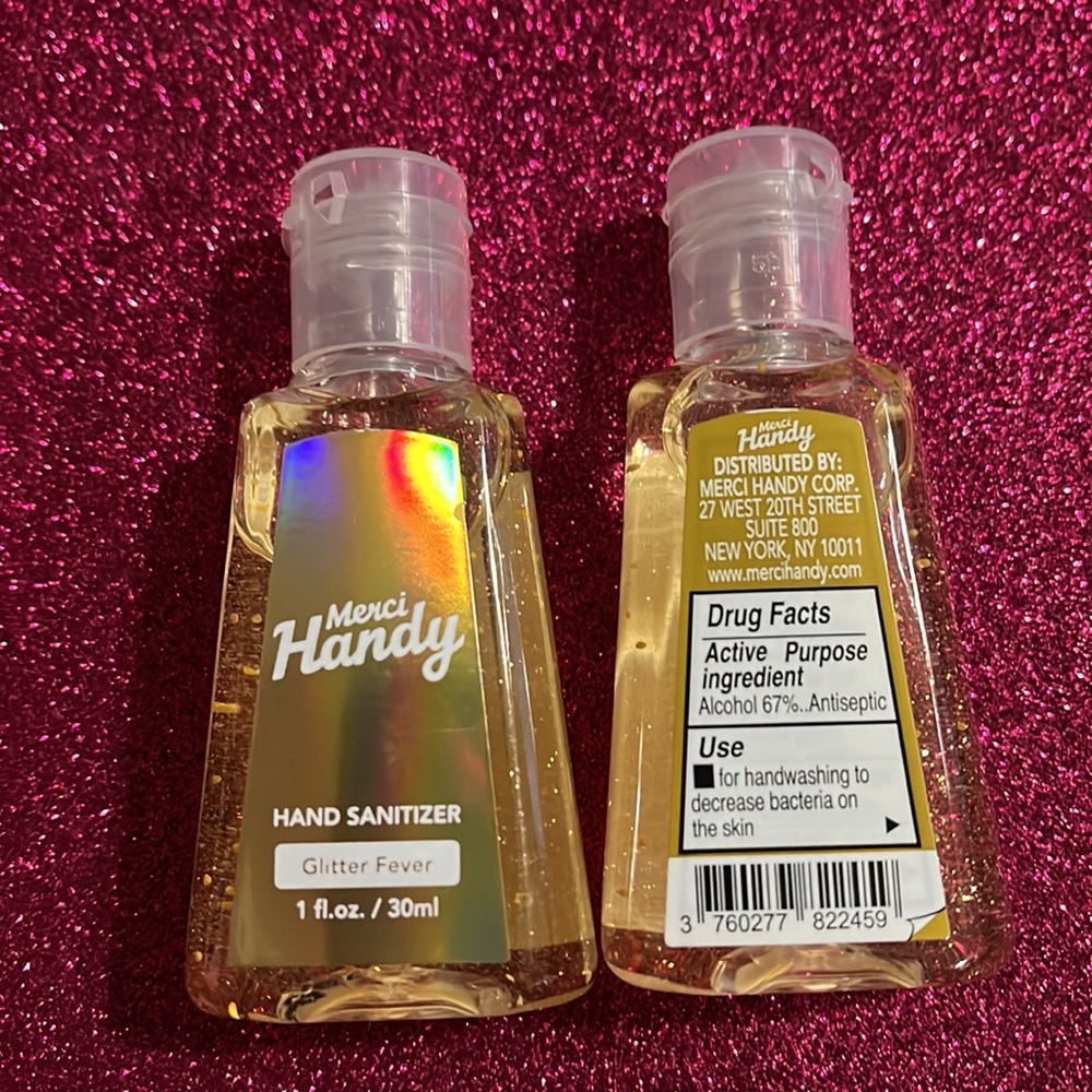 Merci handy Hand sanitizer glitter fever qty